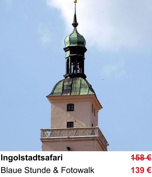 Fotokurs Ingolstadtsafari – Blaue Stunde & Fotowalk