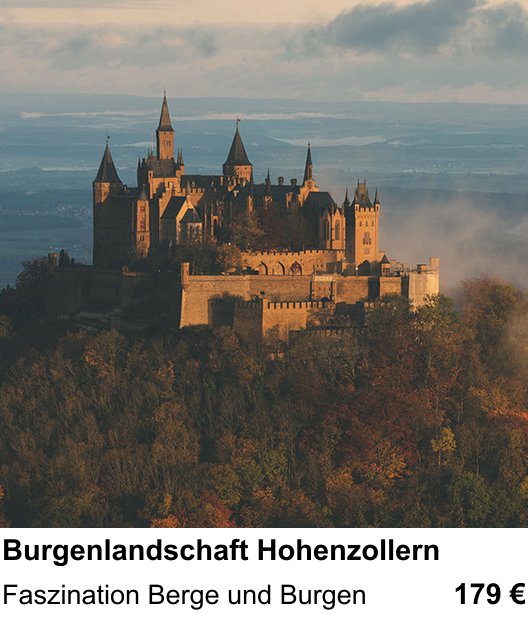 Fortgeschrittener Foto-Workshop zu Burgenlandschaft Hohenzollern: Faszination Berge und Burgen