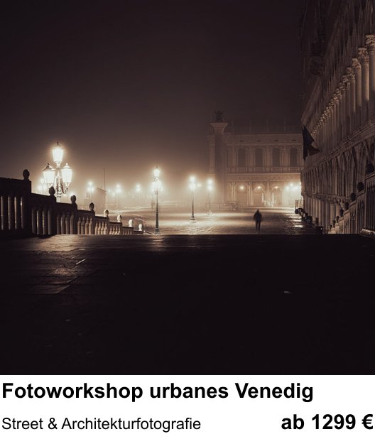 Fortgeschrittener Foto-Workshop zu Fotoworkshop urbanes Venedig: Street & Architekturfotografie